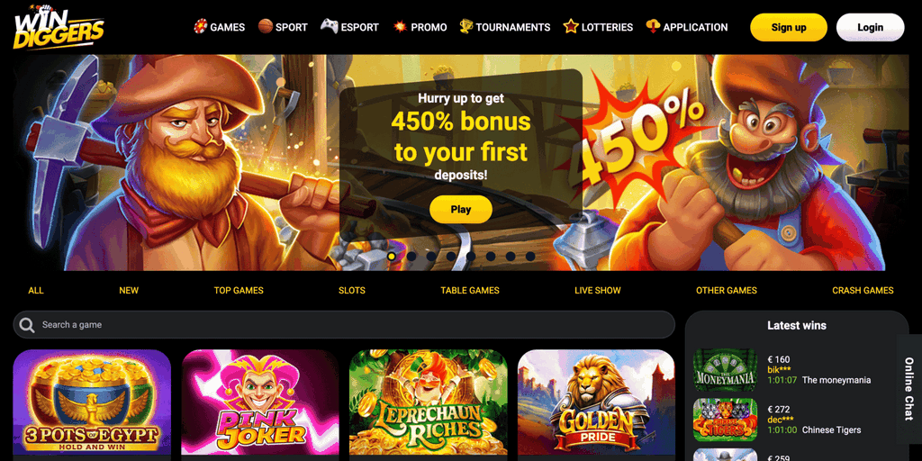 Win Diggers Gambling Establishment 2025